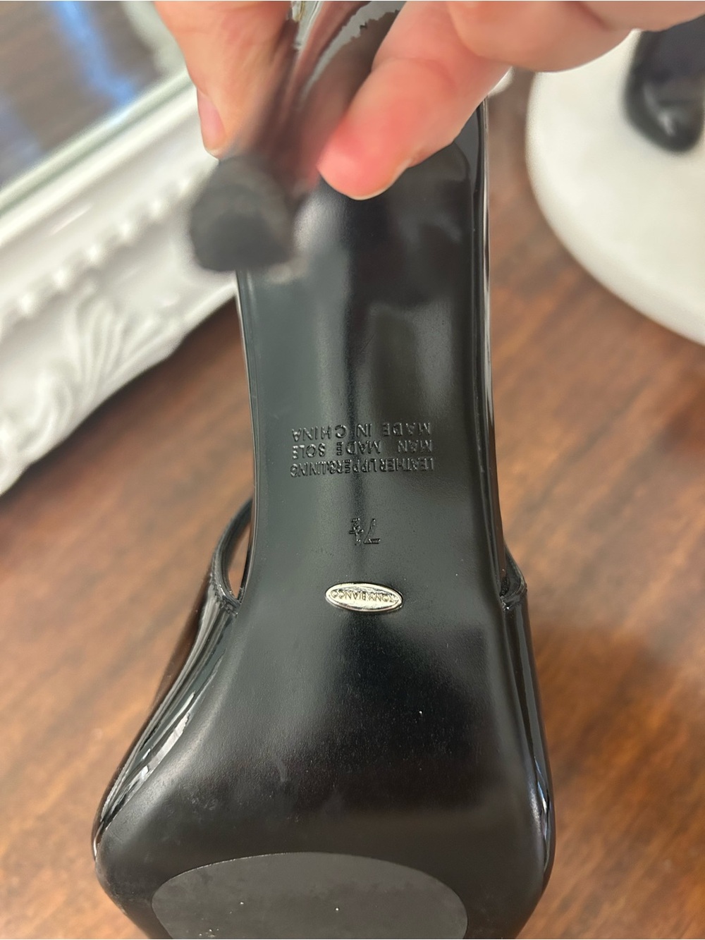 Black Tony Bianco stiletto heels - Picture 4 of 7